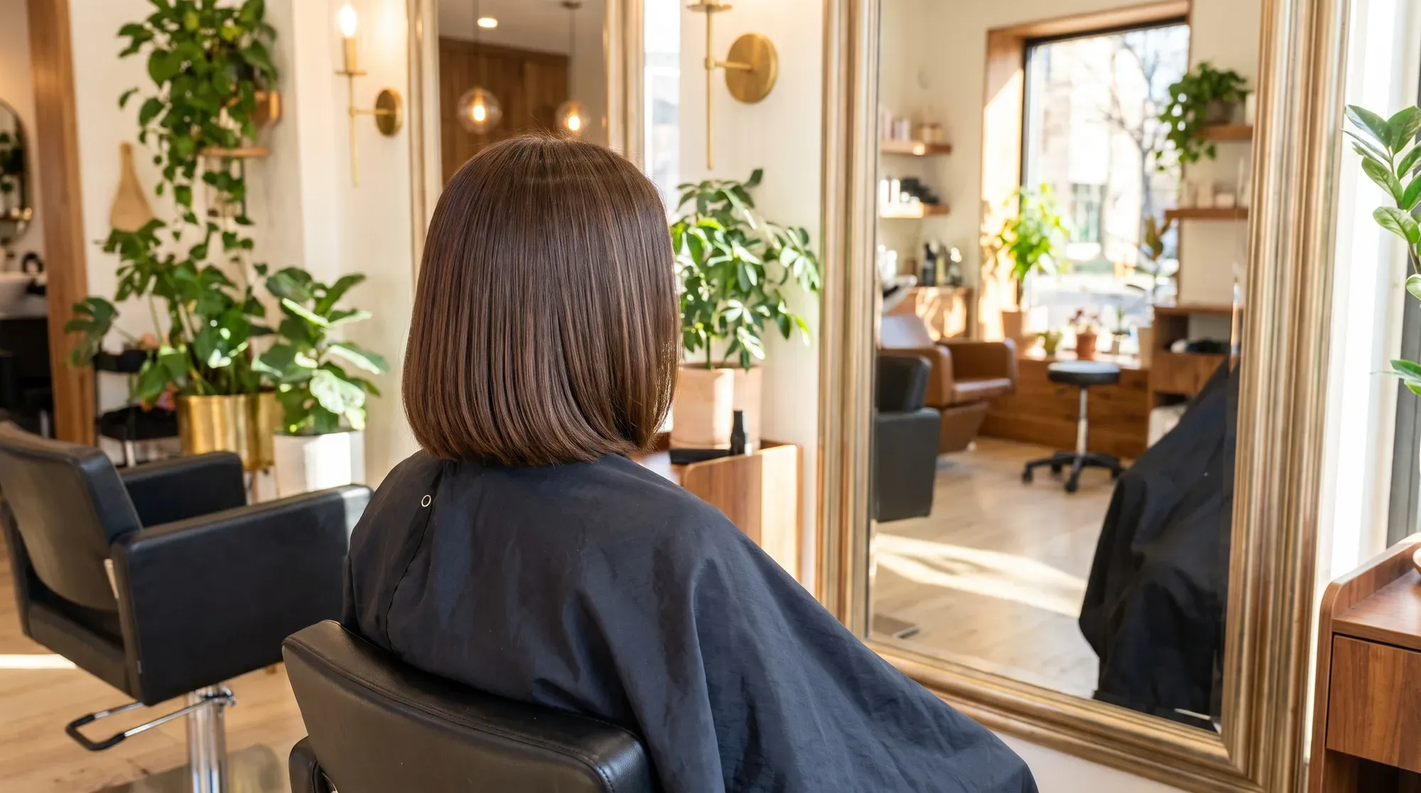 Het beginscherm van de site voor Salon Nore